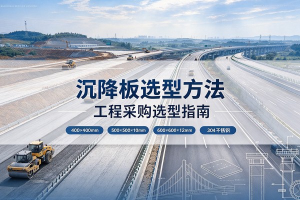 青原沉降板选择方法