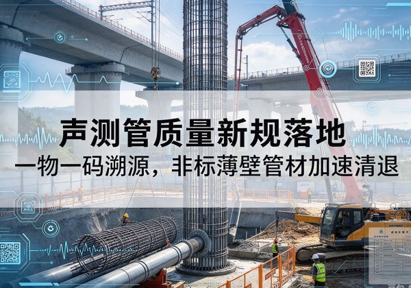 青原声测管质量新规落地，一物一码溯源，非标薄壁管材加速清退