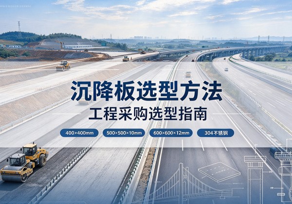 青原沉降板选择方法